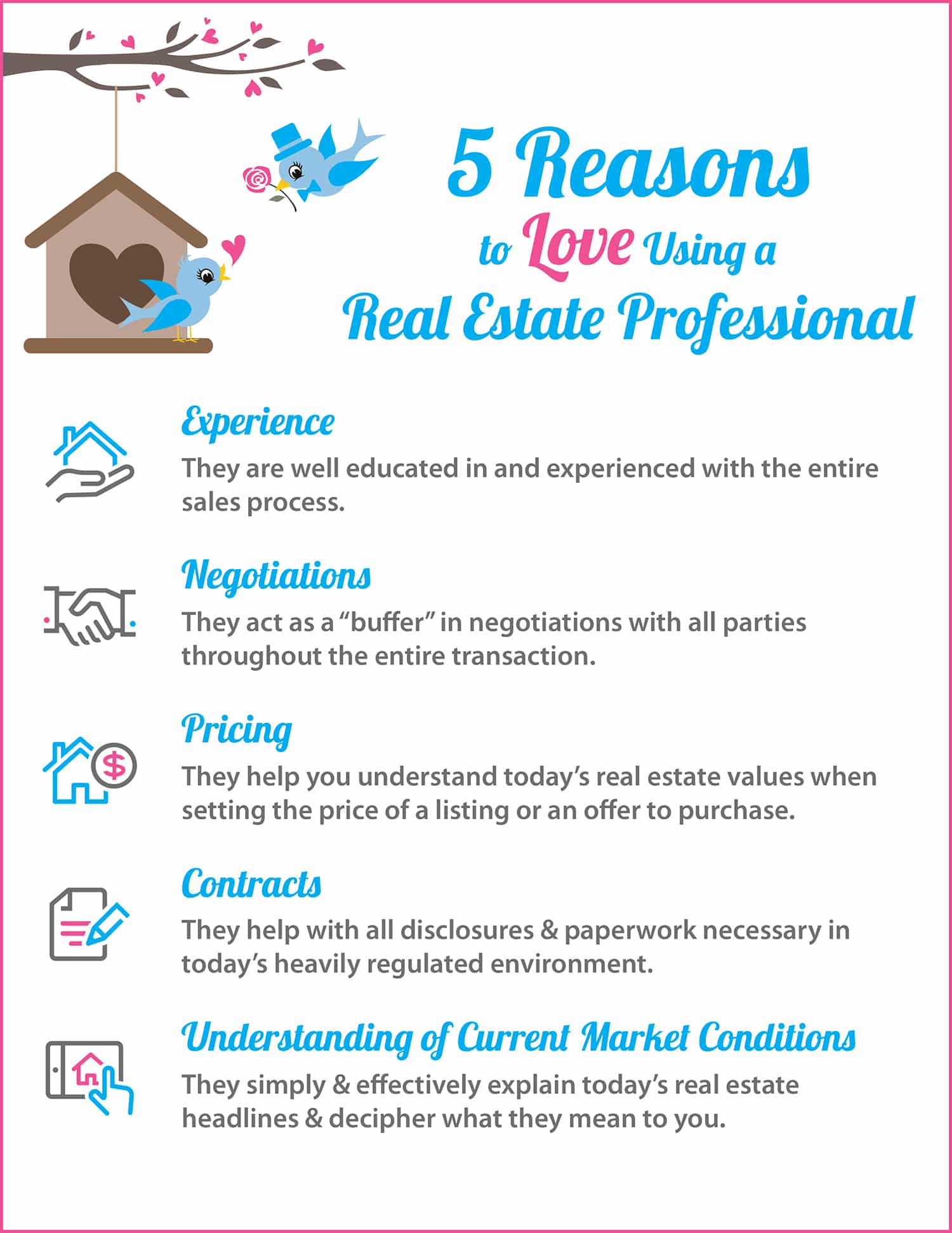 5 Reasons to Love Hiring A Real Estate Pro [INFOGRAPHIC] 