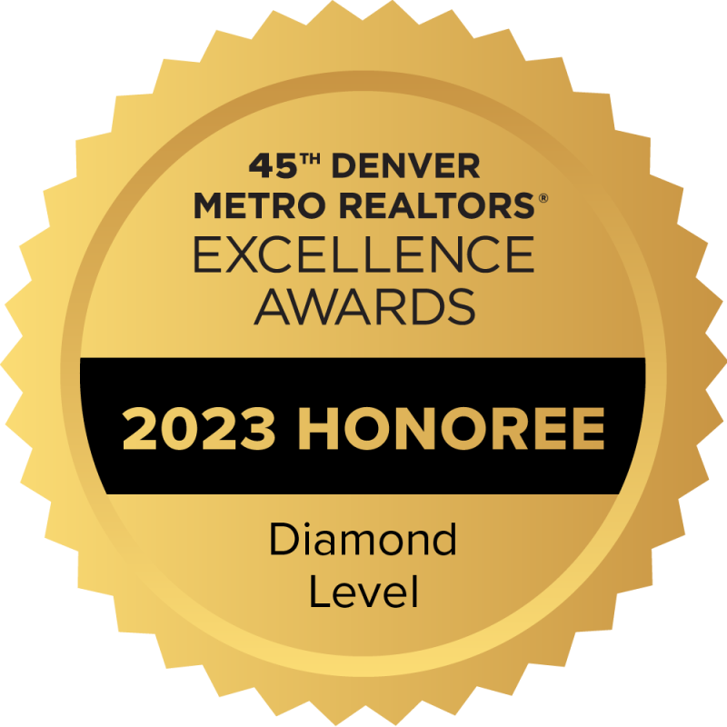 Diamond Realtor Award 2023, Denver Metro Association of Realtors - Scott Rodgers